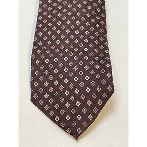 Christian Dior neck tie 58" long classic Meier & Frank vintage brown